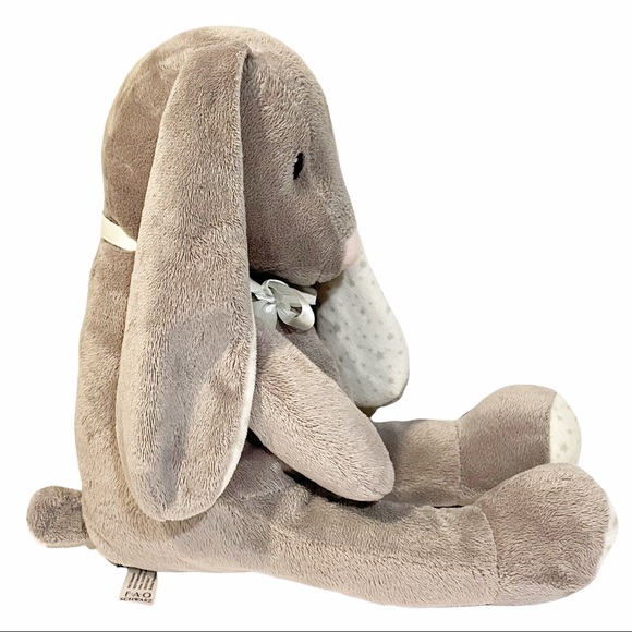 FAO Schwartz Grey Large 20" Plush Stuffed Animal Bunny Rabbit - Picture 3 of 7
